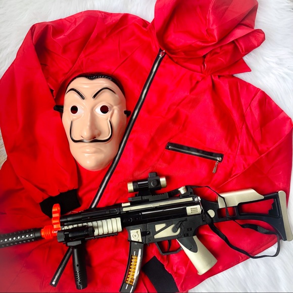 Other - Money Heist Costume Jumpsuit + Accessories